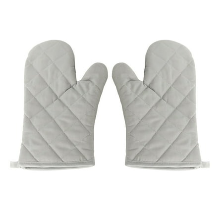 

2pcs Home Baking Heat Resistant Cooking Mitts Microwave Oven Gloves -scald