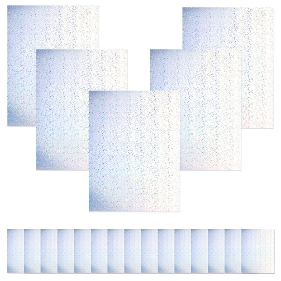 unbranded 20 Sheets Transparent Printer Paper Stickers Printable Paper 29.7x21x1cm