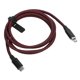 thumbnail image 2 of Cable de datos magnético PD de 1,2 M y 100 W, Micro USB súper tipo C para conector IOS, cable de carga rápida, 2 of 8