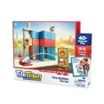 thumbnail image 3 of Tile Town Fire House Magnetic Tiles Construction Building Playset + Figures, Ages 3+, 3 of 14