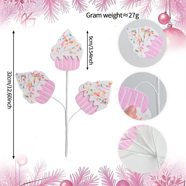 Festive Christmas Flower Candy Cuttings for Holiday Party Arrangements
