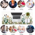 thumbnail image 5 of Large Desk Pad, Waterproof PU Leather Computer Desk Mat for Desktop, Wildflowers Weeds Print Cute Gaming Mouse Pad, XXL Full Desk Mousepad Non Slip Writing Pad 31.5" x 15.7" - Colorful Plants, 5 of 6
