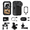 BLACK, variant on JETO G30 White Thumb POV Wearable Camera, 2K HD 32GB Mini Pocket Action Body Cam for Motorcycle Helmet Vlog Sports Recording
