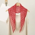 thumbnail image 2 of Aocisk Classic Italian Bandana Versatile Headband Scarf Paisley Pattern Accessory for Every Occasion Red One Size, 2 of 3