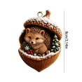 thumbnail image 3 of chaungfeng Pine Cone Animal Ornament, Woodland Acorn Forest Animal for Christmas Tree Decoration, 2D Acrylic Animals Decor for Holiday Keepsake Gifts, 3 of 6