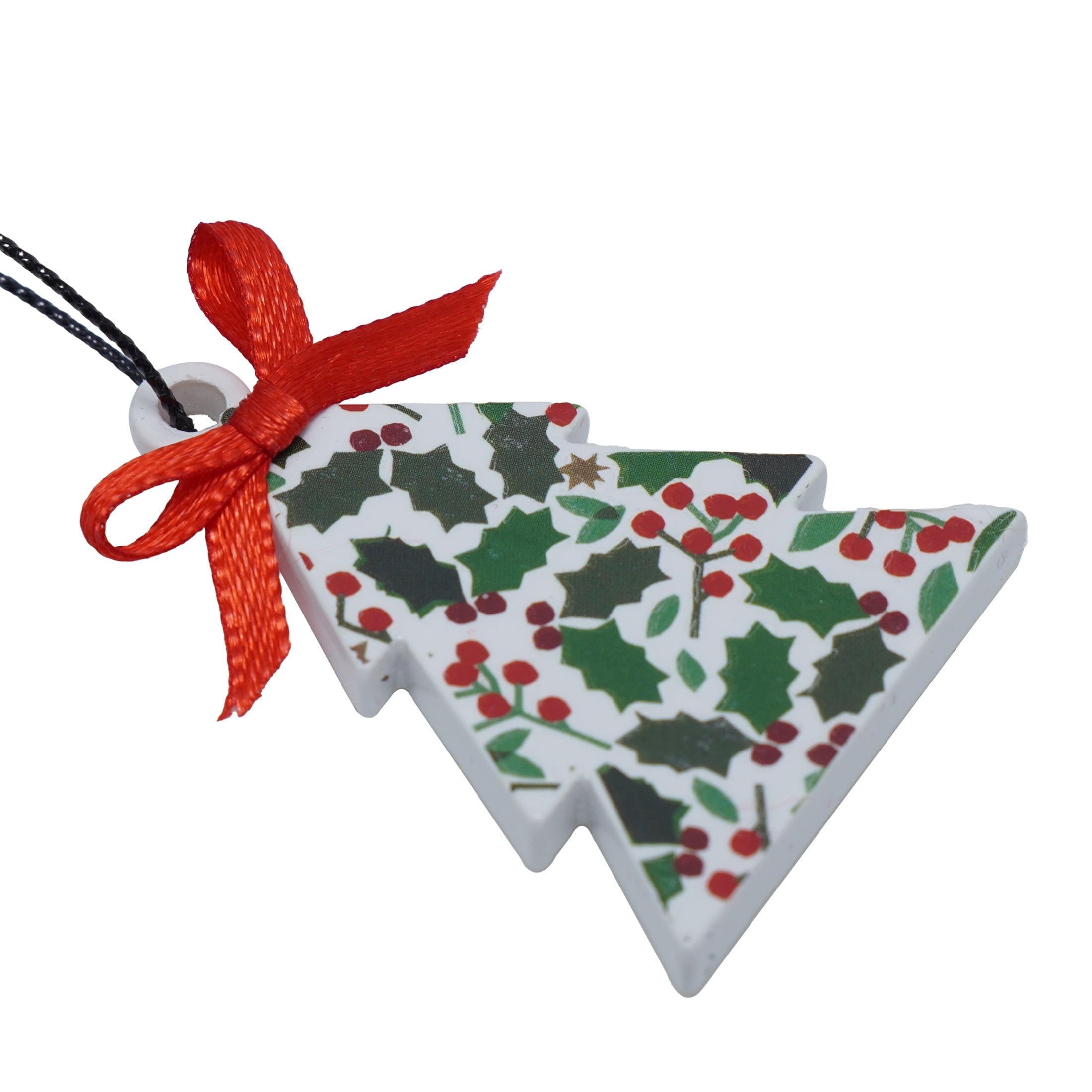 6-Count Red/White/Green Tree Mini Christmas Ornaments, 2", by Holiday Time