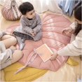 thumbnail image 2 of XINQIHANG Couverture Décorative en Forme de Feuilles 3D pour Animaux de Compagnie, Coussin de Lit pour Chien, Matelas Réversible en Coton avec Design de Feuille Verte, Maison (Couleur : Rose(47 * 43 Po/120 110cm)), 2 of 7