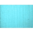 thumbnail image 1 of Ahgly Company Indoor Rectangle Solid Light Blue Modern Area Rugs, 5' x 7', 1 of 4