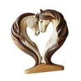 thumbnail image 6 of Fancyes Decorative Horse Statue Animal Figurine Collectible Sturdy Loving Horses Sculpture s for Office Bedroom Table Decor, 6 of 8
