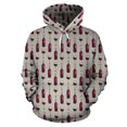 thumbnail image 3 of Harajuku 3D Red Wine Pattern Printed Men's Hoodie Design Fruit Grape Pattern Hoodie Sportswear Fashion Casual Street Men's Top, 3 of 5