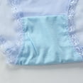 thumbnail image 6 of XFLWAM Women Lace Trim Underwear Sexy Sheer Mesh Breathable Panties Stretch Seamless Bikini Briefs Light Blue L, 6 of 8