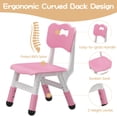 thumbnail image 5 of Towallmark 2 Pack Adjustable Kid Chairs Set, Plastic Toddler Chairs Stackable Children Seats for Home, Daycare Center, Classroom, 5 of 7