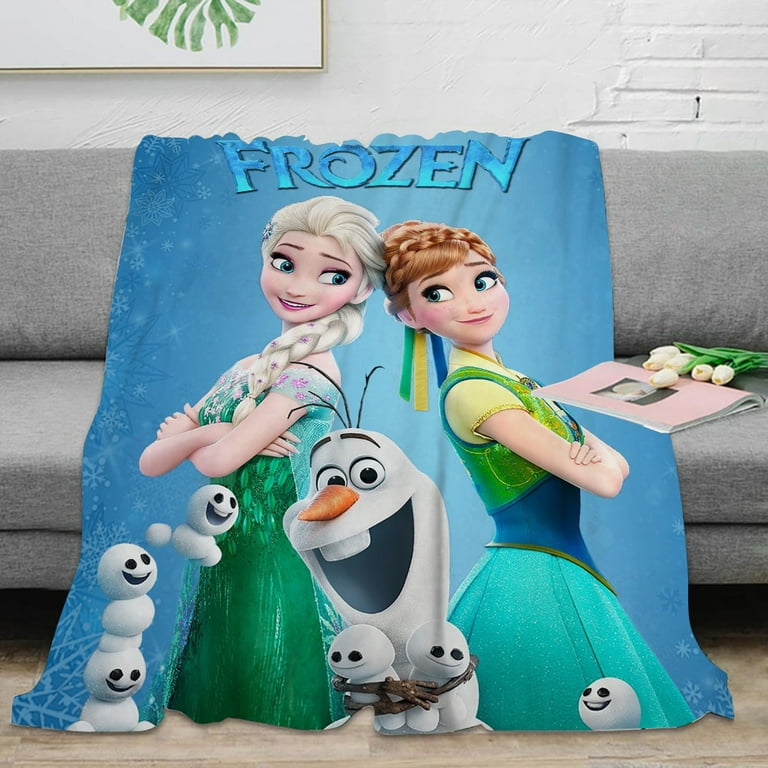 2 Lovey Frozen 2 Elsa good Plush Blankets