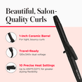 thumbnail image 6 of Revlon SmoothStay 1" Coconut Oil-Infused Curling Iron, Black, 6 of 10