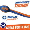 thumbnail image 3 of Juguete para perros Nerf Dog Vortex con cabeza de fútbol americano Squeaker, 3 of 9