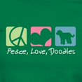 thumbnail image 3 of CafePress - Peace, Love, Doodles Women's Dark T Shirt - Women's Traditional Fit Dark T-Shirt, 3 of 4