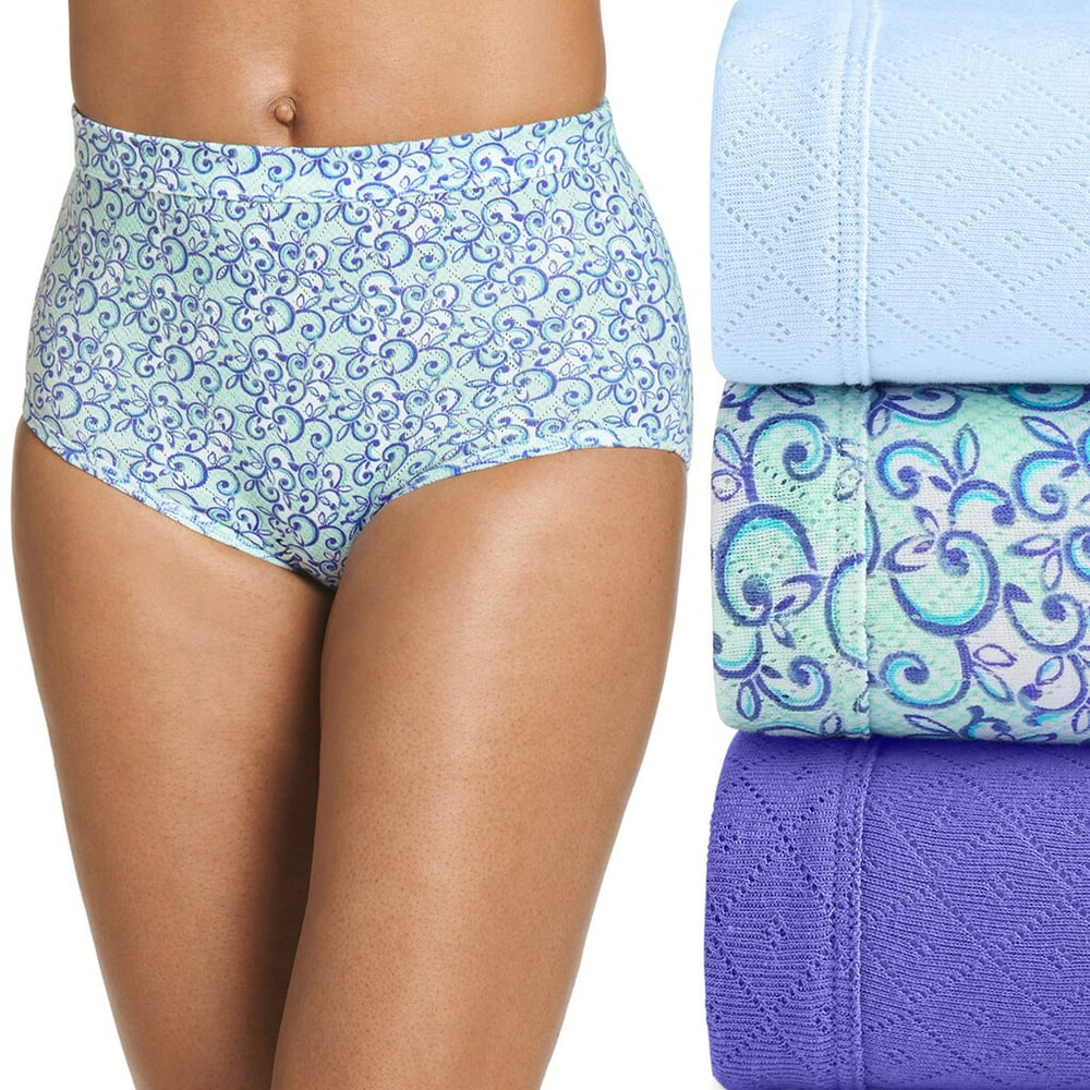 Jockey Women's Jockey Elance Breathe 3pack Pointelle Briefs 1542