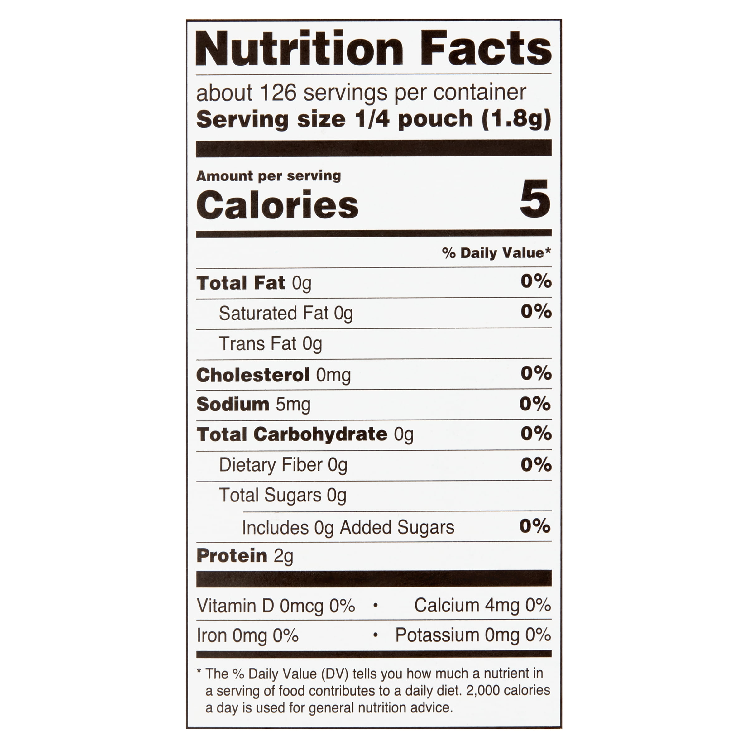 Great Value Unflavored Gelatin Mix, 0.25 oz, 32 Count