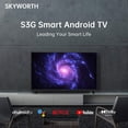 thumbnail image 4 of Smart TV Skyworth 32 Pulgadas Roku Google TV 720P con Chromecast Integrado Android LED para recámara, 4 of 7