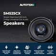 thumbnail image 2 of Autotek 4 Pack Street Machine 250 Watt 5.25" 2 Way Car Audio Coaxial Speakers, 2 of 3