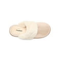 thumbnail image 4 of Dearfoams Cozy Comfort Women's Metallic Microsuede Scuff Slippers, 4 of 6