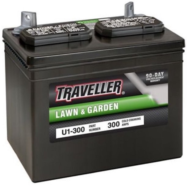 Traveller U1300 12Volts 375A Rider Mower Battery Rechargeable