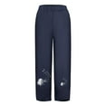 thumbnail image 4 of SMihono Pantalon en Lin pour Femmes Mode Grande Taille Décontracté Ample avec Poches, jusqu'à 65 % de Réduction!, 4 of 5