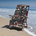 thumbnail image 6 of 52x32IN Baseball Beach Towel for Adults Kids Microfiber Oversize Extra Large Quick Drying Cool Pool Towel Lounge Cover, 6 of 6