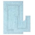 thumbnail image 4 of Fabstyles Basix Lot de 2 tapis de bain en coton réversible doux et absorbant, 4 of 5