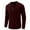 Wine, variant on Hfyihgf Men's Athletic Henley Shirt Long Sleeve Thermal Underwear Pullover Top Casual Slim Fit Lightweight Button T Shirts(Black,L)