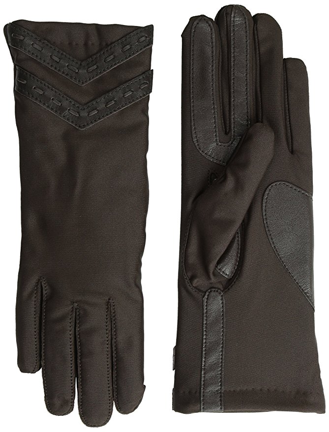Isotoner Women's Smartouch Thinsulate Spandex Glove with Laced Chevrons
