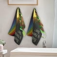 thumbnail image 3 of Coolnut Happy St Patrick's Day Hand Towels 2 PCS, Ultra Soft and Highly Absorbent, Shoes Pot Coins Rainbow Decorative Fingertip Towel for Home, Bathroom, Kitchen, 28.3"x14.4", 3 of 4