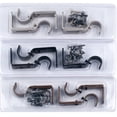 thumbnail image 3 of thinson 3pcs Adjustable Iron Curtain Rod Brackets Window Drapery Fixed Hook Household Bar Useful Holder, 3 of 8