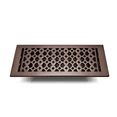 thumbnail image 3 of Prima Decorative Hardware Cast Iron Floor Register 6" x 16" VR-100 - Brown, No Holes, 3 of 9