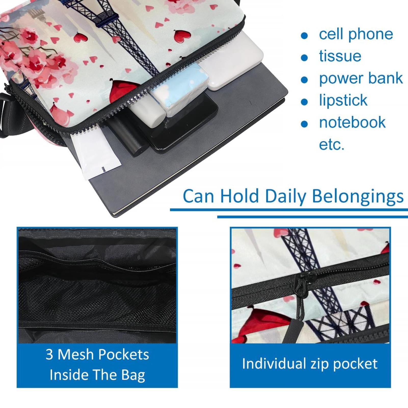 Valentine's Day Lightweight, Adjustable Fanny Pack with Extension Strap - Unisex Crossbody Bag & Waist Bag