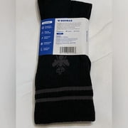 Bombas Honeycomb Unisex Crew Socks - Size: Men S - Black/gray