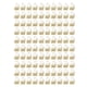 thumbnail image 2 of 100 clips para carpetas, fuerza de sujeción fuerte, prevención de óxido, clips pequeños portátiles de metal para oficina, color dorado, 2 of 5