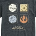 thumbnail image 3 of Avatar - The Last Airbender - Nations Symbols - Men's Short Sleeve Graphic T-Shirt, 3 of 5