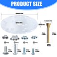thumbnail image 5 of Acrylic Router Base Plate Brass Alignment Pin Compatible for MultiBrand, 5 of 9