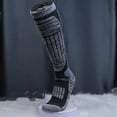 thumbnail image 3 of Stockings Ski Socks Knee High Winter Cold Weather Thermal Performance Snowboard Skiing Hiking Socks For Men Women Polyester Long Socks, 3 of 3