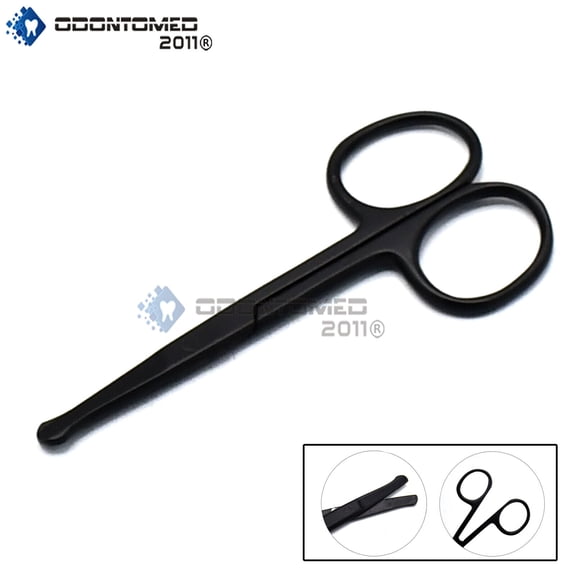 OdontoMed2011 Makeup Scissors Stainless Steel Sharp Tip Eyebrow Manicure Facial Hair Trimming