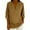 Brown, variant on Enjoytime Womens Shirts Solid Color V-Neck 3/4 Sleeve Tops Spring Summer Business Casual Blouses Beach Vacation Fashion Clothing Dark Blue XL