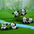 thumbnail image 1 of unbranded 6Ud Adornos Panda En Resina Multicolor Para De Hogar Y Jardín, 1 of 8