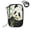 Panda Eating-bamboo, variant on Travel Passport Holder RFID Blocking Travel Essentials with Strap Passport Case for Men/Women with Zipper, Ocean Seal