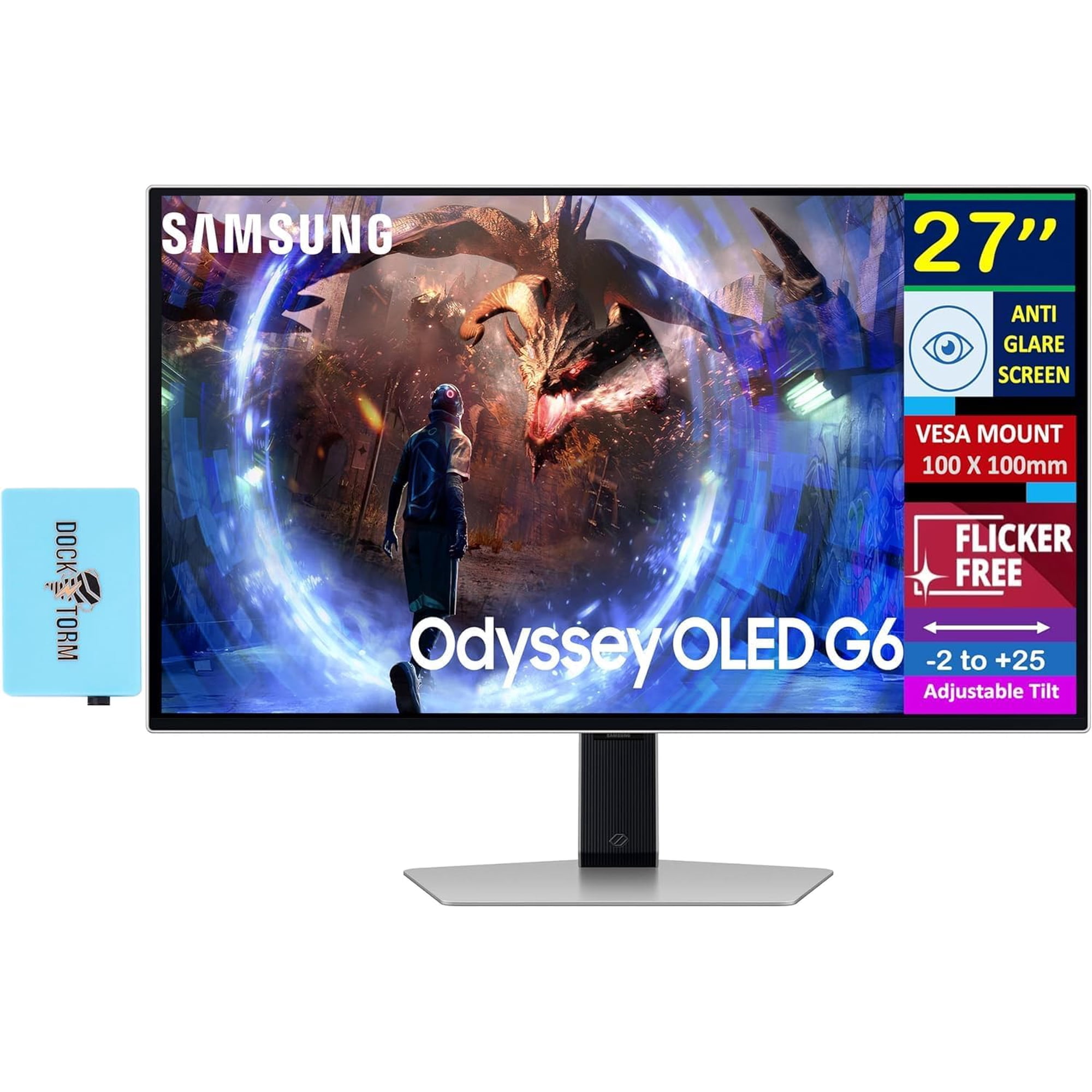 Samsung Odyssey G6 27" QHD Gaming Monitor 360Hz w/DKZ Hub (LS27DG602SNXZA)