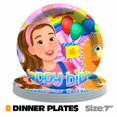thumbnail image 4 of Ms Rachel Birthday 13th Cups Party Supplies Plates Fans Decorations Cake Topper Decor, 4 of 6