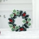thumbnail image 5 of Artificial Wreath Christmas Door Decoration, Artificial Winter Wreath, Front Door Fireplace Stair Railing, Festive Party Decoration, Holiday Home Decor, Easy Hang, Metal Frame, For Living Room, 5 of 8