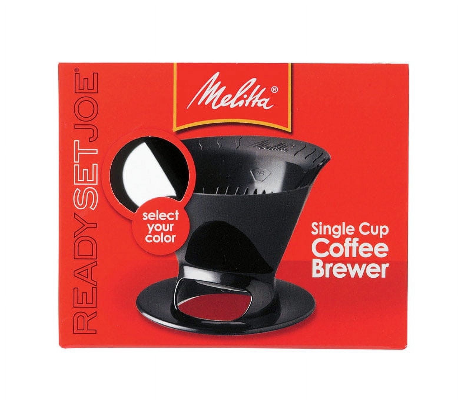 Melitta, Pour-Over Coffee Maker, 6 Cup Cone, with Glass Carafe - Walmart.com