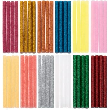 Mr. Pen- Glitter Hot Glue Sticks, 4"x0.27", 48 pcs, Colored Hot Glue Gun Sticks