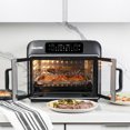 thumbnail image 2 of Kalorik Designer Series 26 QT Air Fryer and Convection Oven, Black with Silver (AFO52786BS43), 2 of 10